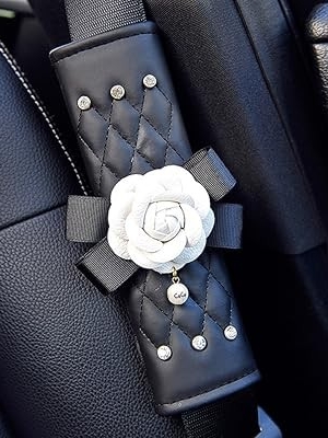 Beautiful Leather Seat Belt Cover Pads
